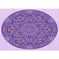 thumbnail image 1 of Ahgly Company Machine Washable Indoor Rectangle Transitional Mauve Purple Area Rugs, 2' x 3', 1 of 7