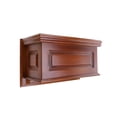 thumbnail image 5 of Renovators Supply Light Mahogany Wood Raised Panel Tank for High Tank Toilet, 5 of 7
