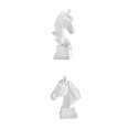 thumbnail image 1 of Estatua de cabeza de caballo,Adorno de mesa de escultura de estatua de cabeza de caballo,Colecciones de decoración de figuras de caballos de animales de resina,Mobiliario de ornamento de, 1 of 9