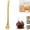 Gold, variant on Yerba Mate Bombilla Gourd Drinking Filter Straws 304 Food-Grade Stainless Steel 6.1 inch Long Spoon Bombillas Straws for Mate Tea (Gold)