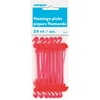 (2 Pack) Plastic Flamingo Picks, 3 in, Pink, 24ct
