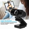 thumbnail image 4 of Full HD 1080P USB Webcam, Plug and Play Computer Camera with Built-in Microphone, Noise Reduction & Wide Compatibility for Video Calls, Online Classes, 4 of 10