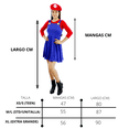 thumbnail image 2 of Disfraz Vestido Mario Plomera Roja FX Costumes Para Adulto Dama Talla Chica, 2 of 5
