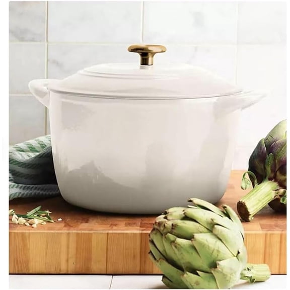 Tramontina 80131/503 Enameled Cast Iron 7-Quart Covered Round Dutch Oven