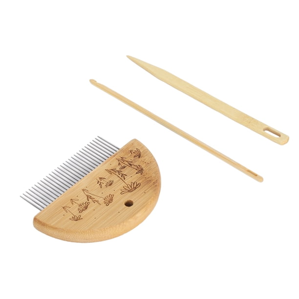 10 Aiguilles à Tisser En Bois – Bâtons à Tisser Main, Outil Artisanal Uxcell, Neuf