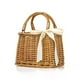 thumbnail image 1 of Natural tejida a mano rectangular de mimbre bolso de mano de la cesta del bolso retro de verano de las mujeres de la paja Tote (Rectangular Caqui), 1 of 5
