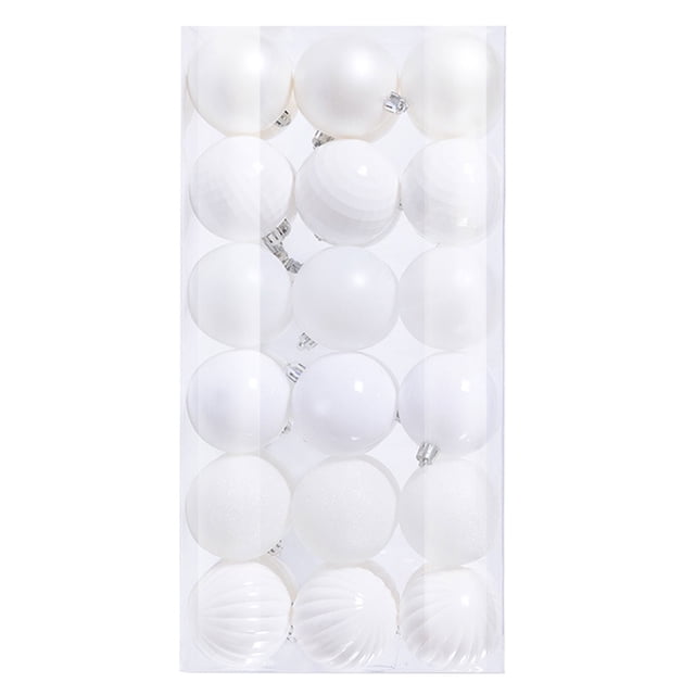 CEHVOM 36PCS Christmas Xmas Tree Ball Bauble Hanging Home Party Ornament Decor 3CM Clearance