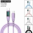 thumbnail image 5 of Digital Display USB C to USB C Cable 100W Fast Charge & Data Transfer 480Mbps for Smartphones Tablets Laptops, 5 of 8
