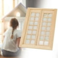thumbnail image 3 of Scene Accessory Miniature Furniture Mini House Scene Props Dollhouse Double Door, 3 of 9