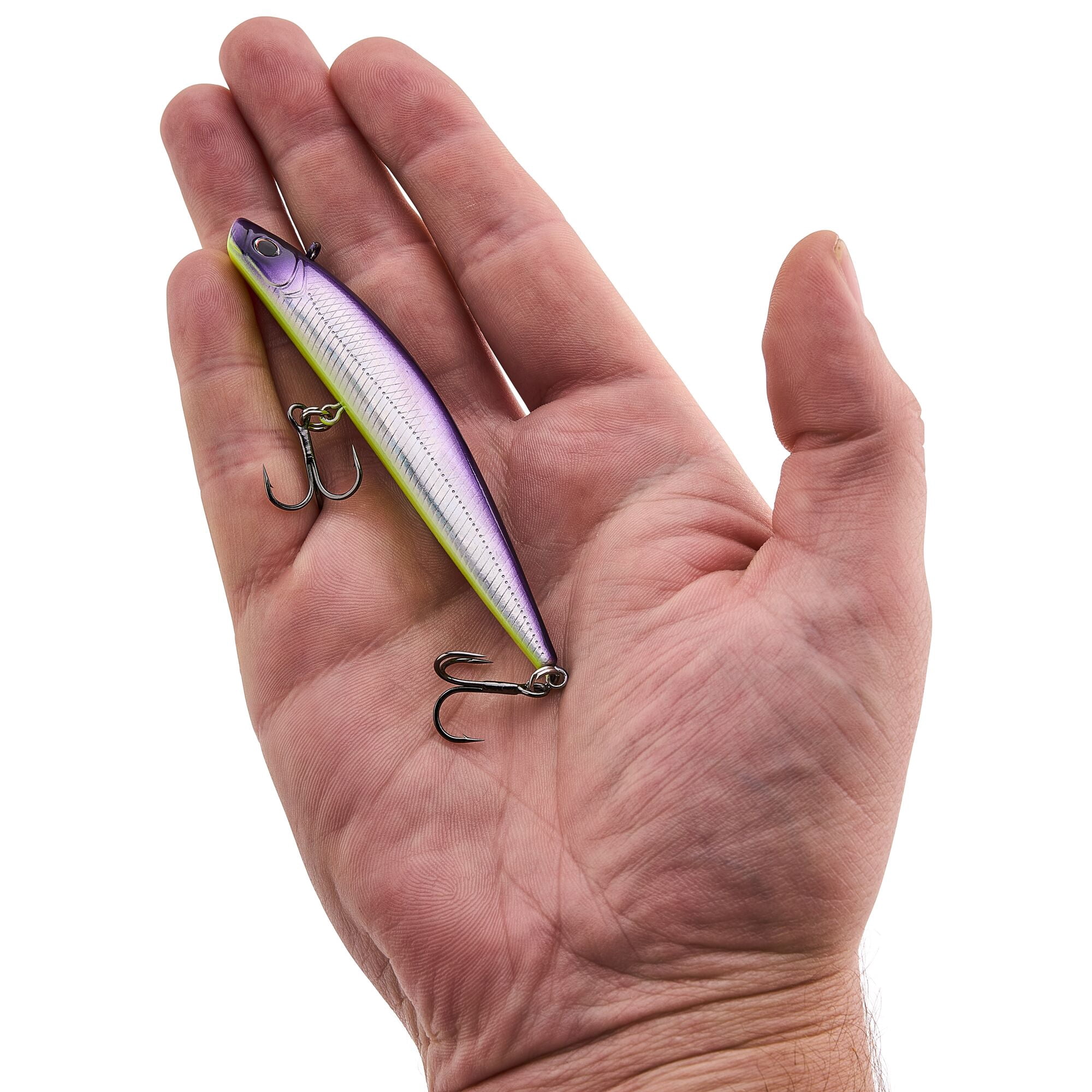 Berkley Finisher, 3.5 in, Glide Baits, Purple Slime (1 Count)