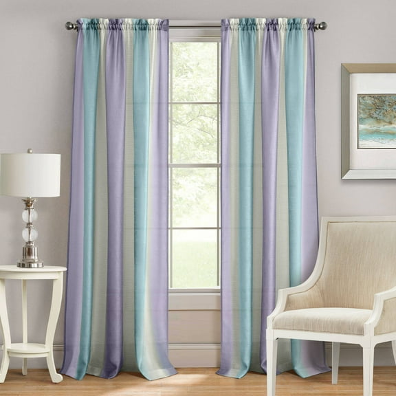 Achim Spectrum Rod Pocket Window Curtain Panel