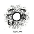 thumbnail image 2 of Clearance! Halloween Pumpkin Bat Halloween Simulation Decoration Wreath, Black Withered Branches, Vines, Window And Door, Hanging Party Props Buy 2 Get 3, 2 of 4
