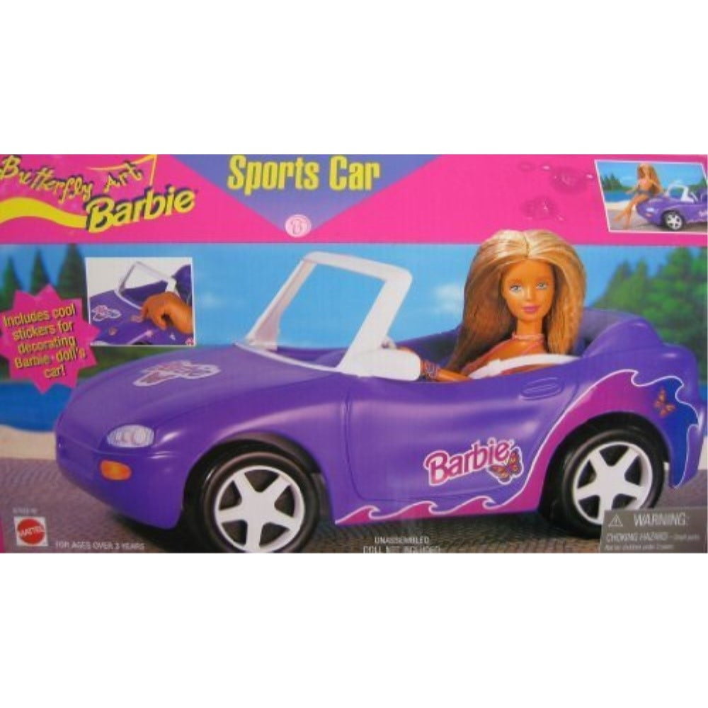 barbie sports car convertible