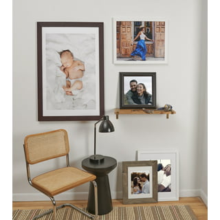 Gallery Soft Black Picture Frames with White Mats