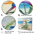 thumbnail image 3 of Designart "Seaside Birds Of Paradise I" Birds Of Paradise Picture Framed Wall Art Living Room, 3 of 5