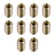 thumbnail image 5 of Tuercas de inserción Uxcell M10 de 25 mm de longitud, acero al carbono, galvanizado, paquete de 10, 5 of 5