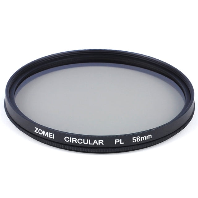 EeaseCA CPL Circular Polarizer Camera Filter Optical Glass for DSLR Camera Lens - 58mm