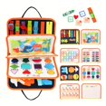 thumbnail image 1 of Felt Book Busy Board For Toddler , Montessori Sensory Board Toys, 1 of 5