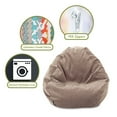 thumbnail image 5 of Majestic Home Goods Villa Large Classic Bean Bag Chair, Multiple Colors, 5 of 5