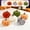 Gray, variant on Halloween Sale Clearance!Fall Decorations for Home, Faux Flocked Pumpkins Fabric Artificial Pumpkins Fall Halloween Thanksgiving Decorations Home Table Shelf Decor Props