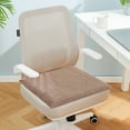 thumbnail image 4 of Fiudx Cojín de Espuma, Cojín de Asiento de Terciopelo de Peluche, Cojín Grueso y Cálido para Silla de Comedor, Espuma Viscoelástica Cómoda y Firme, Asiento Versátil para El Suelo, Relajación En La Of, 4 of 6