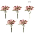thumbnail image 2 of CNKOO 5 Pieces/Kit Artificial Flower Fake Plants Simulation Heads Chrysanthemum Wedding Decor Centerpieces Photography Props, 2 of 9