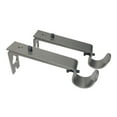 thumbnail image 6 of Sturdy Adjustable Metal Window Curtain Rod Support Wall For Rods Max. 19.05mm Diameter , Grey, 6 of 7