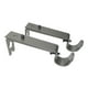 thumbnail image 3 of Soporte de pared para barra de cortina de ventana individual de 4 pulgadas de diámetro Gris, 3 of 3