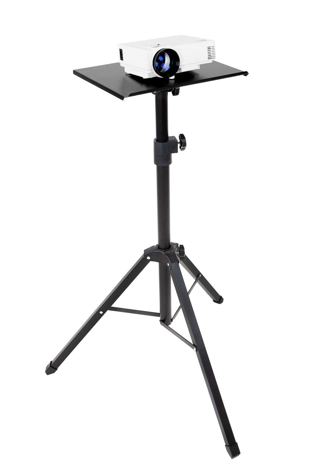Multi-Function Stand Adjustable Height 23'' to 63'' with Tray Projector Tripod Stand,with Carry Bag Adjustable Laptop Stand Universal Projector Tripod Stand DJ Equipment Holder Mount 