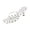 White_009, variant on Women's Polka Dot Print Heeled Flip Flops, Square Toe Slip-On Mule Sandals, Summer Casual Fashion Kitten Heels for Daily Wear White 10(EU-43)