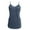 2613#Gray, variant on Women's Sleeveless V-Neck Pocket Tops Casual Blouse Polyester All Seasons Home Daily Wear