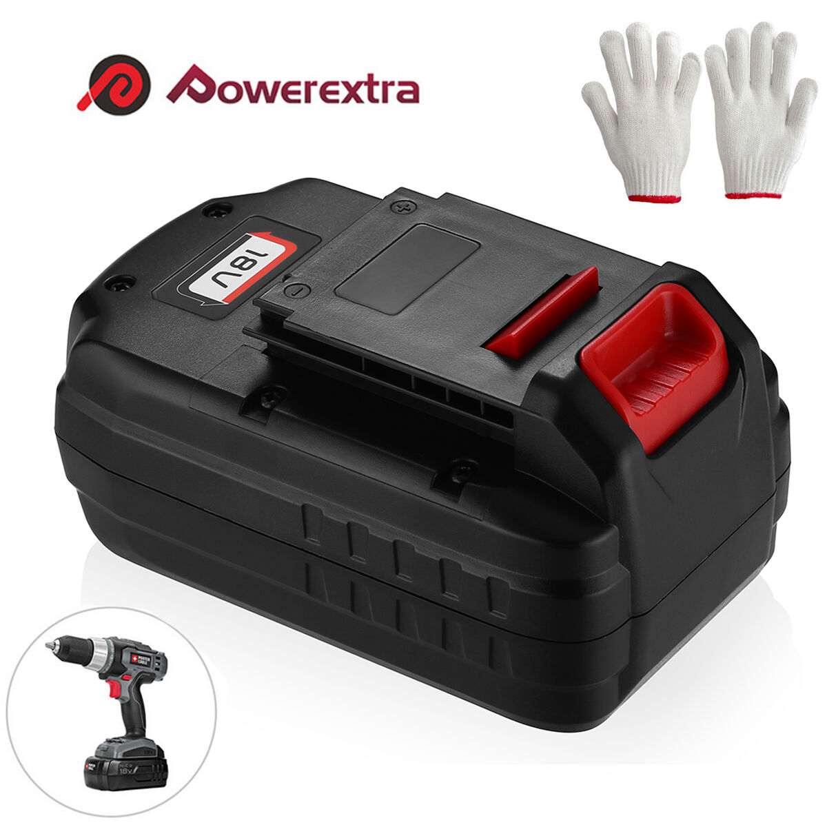 18V 3.0Ah Replacement Battery for Porter Cable PC18B 18Volt Cordless