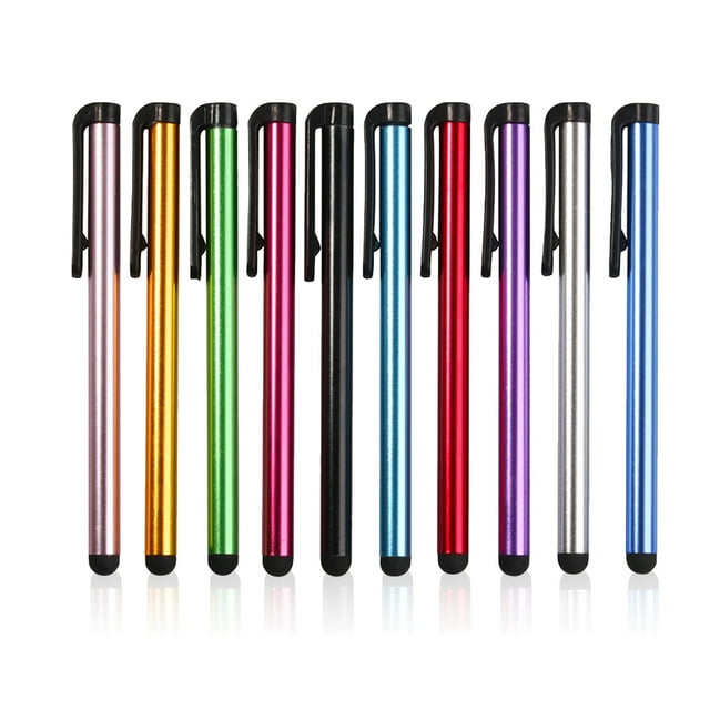 Maytalsory Pack of 10 Touch Screen Pen Soft Head Mobile Phone Tablet Notebook Capacitive Pencil Pocket Dairy Drawing Gift 1Set