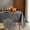 Dark Gray, variant on Cterwk Linen Tablecloths Solid Color Tablecloth Stain Resistant Waterproof Table Cover for Dining, Kitchen, Banquet, 55 x 55 inch