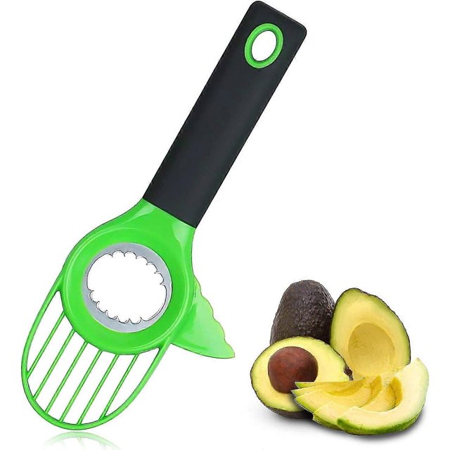 Avocado Cutter, 3 in 1 Avocado Cutter, Avocado Peeler Suitable for Kiwi, Dragon Fruit, Mango
