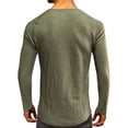 thumbnail image 4 of Dpityserensio T-shirt Ample à Manches Longues pour Homme Col Rond T-shirt Uni, 4 of 7