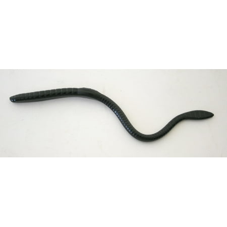Creme 303-99 Scoundrel Soft Plastic Worm 8 Un-Rigged Black 12 Per Pack