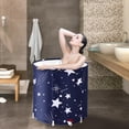 thumbnail image 4 of Portable Bathtub for Adults,Soaking Standing Bath Tub Separate Family Bathroom SPA Tub,Thickening with Thermal Foam to Keep Temperature (Blue Sky)$$Tools & Hardware Other, 4 of 10