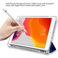 thumbnail image 2 of Dteck Compatible with iPad 8th Generation / iPad 7th Generation Case, iPad 10.2 Inch Cases with Pencil Holder, Flip Smart Case Trifold Stand Glitter Clear Back Cover,01 Universe, 2 of 4