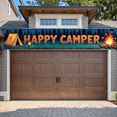 thumbnail image 4 of Forest Design Happy Camper Tent Banner Campfire Nature Scene for Outdoor Adventure Camping Event, 4 of 5