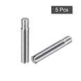 thumbnail image 3 of Uxcell 5 pack M5 x 30mm Slotted Cylindrical Pin 304 Stainless Steel Dowel Locating Pin, 3 of 6