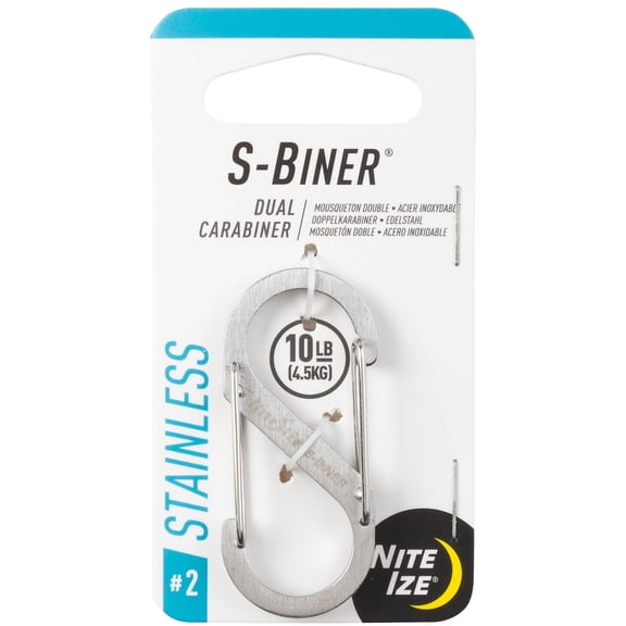 Nite Ize S-Biner® Dual Carabiner Stainless Steel #2 - Stainless