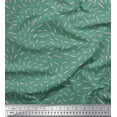 thumbnail image 1 of Soimoi Green Silk Fabric Brush Stroke Abstract Decor Fabric Printed Yard 42 Inch Wide, 1 of 3