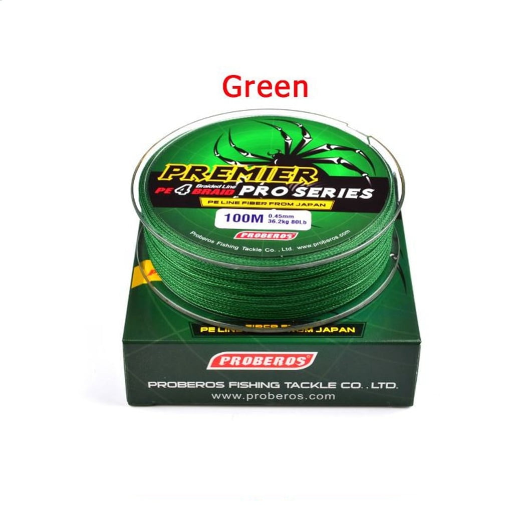 100M PE Braided 4 Stands Super Strong Spectra Extreme Sea 9 Color Fishing Lines 