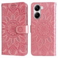 thumbnail image 3 of Funda tipo cartera GANGXUN para Xiaomi Poco X7 Pro , diseño girasol, cuero PU, soporte, cierre magnético, tarjetero, 3 of 5