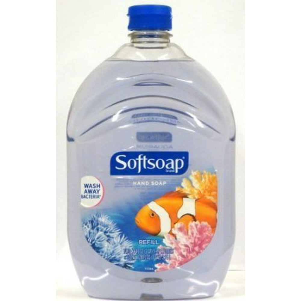 Softsoap Liquid Hand Soap, Aquarium Series, 64-Ounce Refill Bottle
