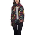 thumbnail image 4 of Foulard à Franges pour Femme, Châle Long à Motif Géométrique Rétro, Léger et Chaud, 4 of 6