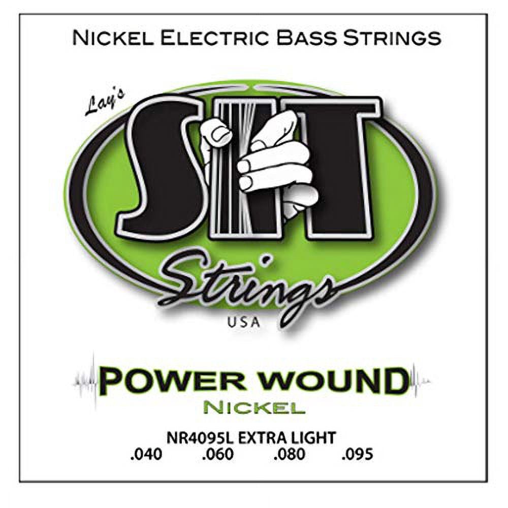 SIT NR4095L Power Wound Nickel Bass Guitar Strings - Extra Light (40-95)