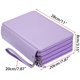 thumbnail image 2 of Bolsa de almacenamiento de piel sintética MACHAO para 200 lápices Violeta, 2 of 5