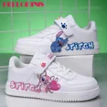 thumbnail image 2 of Zapatillas de deporte de puntada para niños y niñas, zapatos informales de baloncesto, correr, deportes de moda, regalo para niñas de 7 y 18 años, 2 of 5